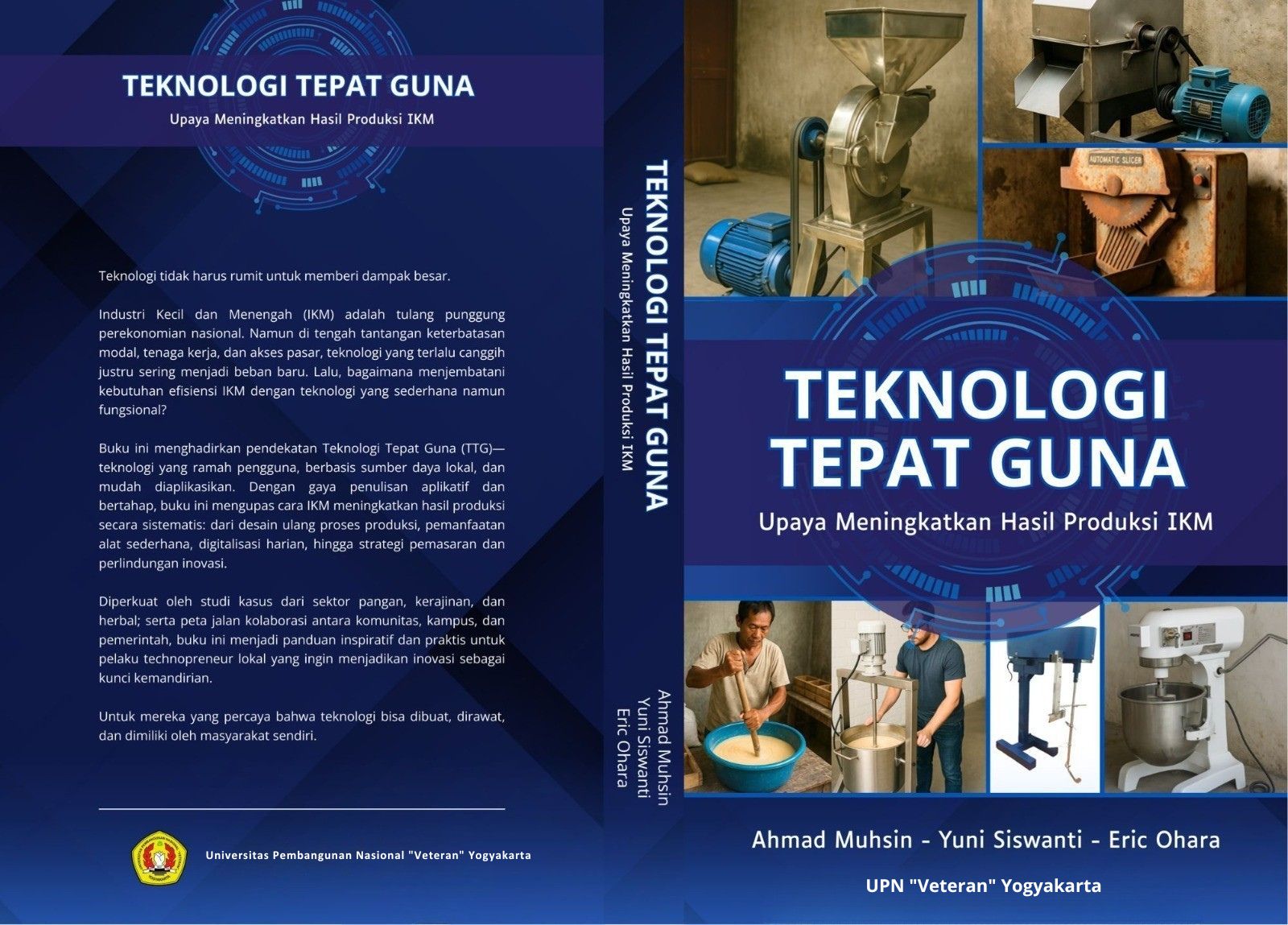 Cover Buku Teknologi Tepat Guna "Upaya Meningkatkan Hasil Produksi IKM"